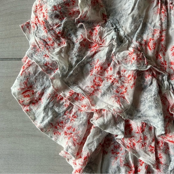 Free People Flutter Asymmetrical Floral Tank Top - Picture 3 of 7